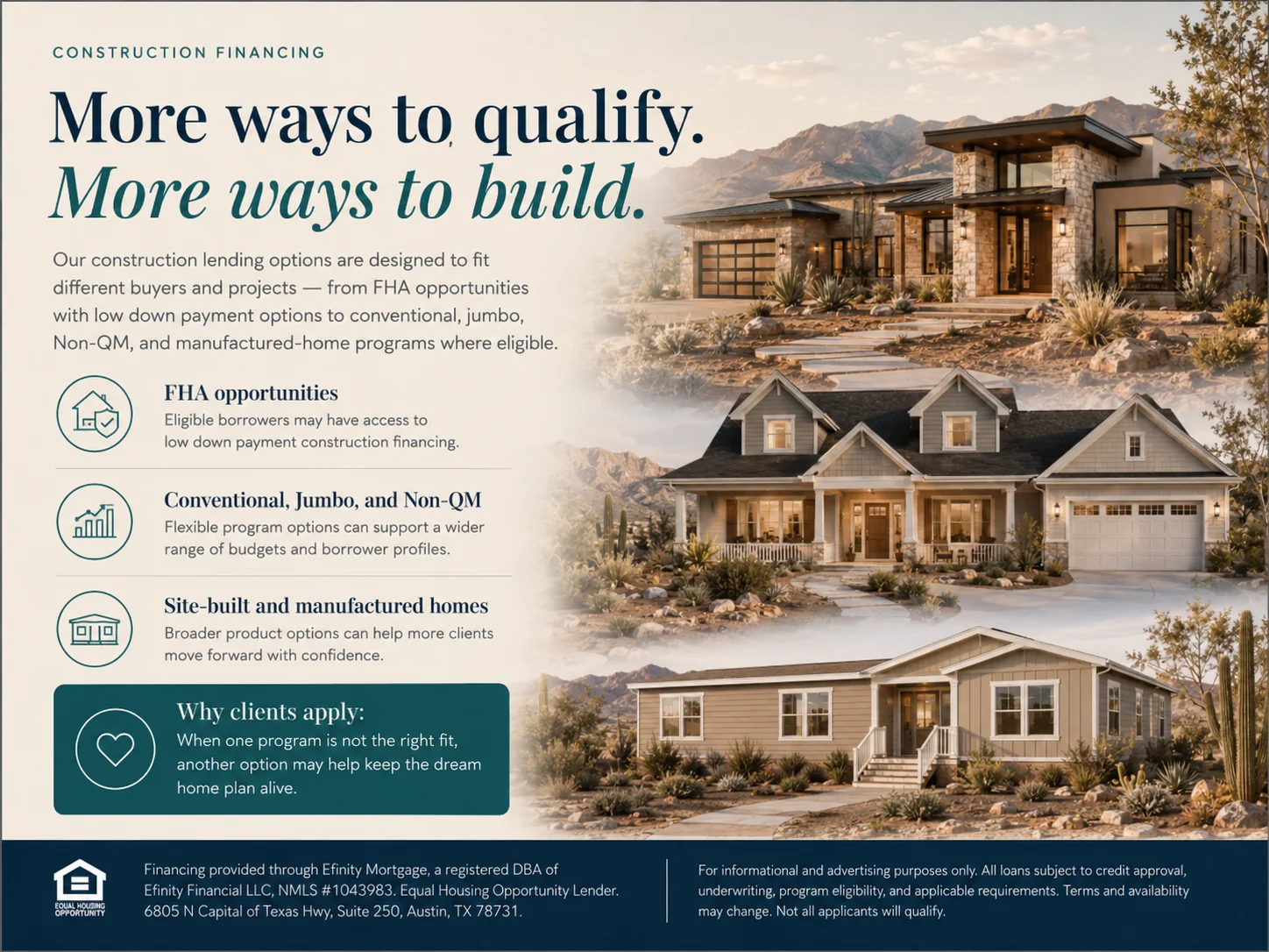 Construction financing 2